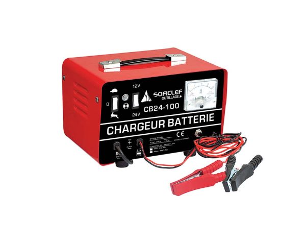 CHARGEUR DE BATTERIE 12 - 24 V 100A CB24-100 SOFICLEF