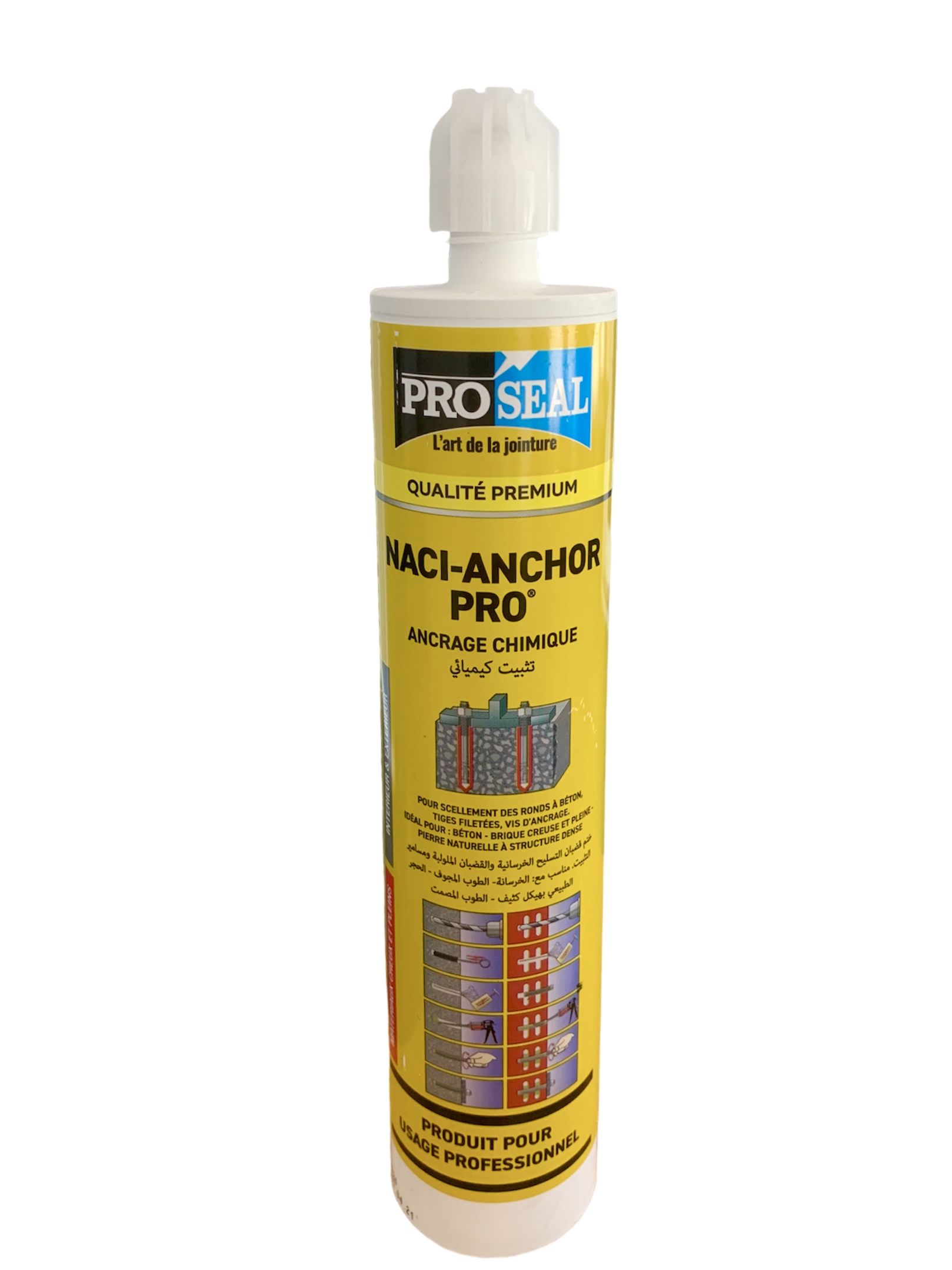 RESINE D'ANCRAGE CHIMIQUE NACI-ANCHOR PRO PROSEAL
